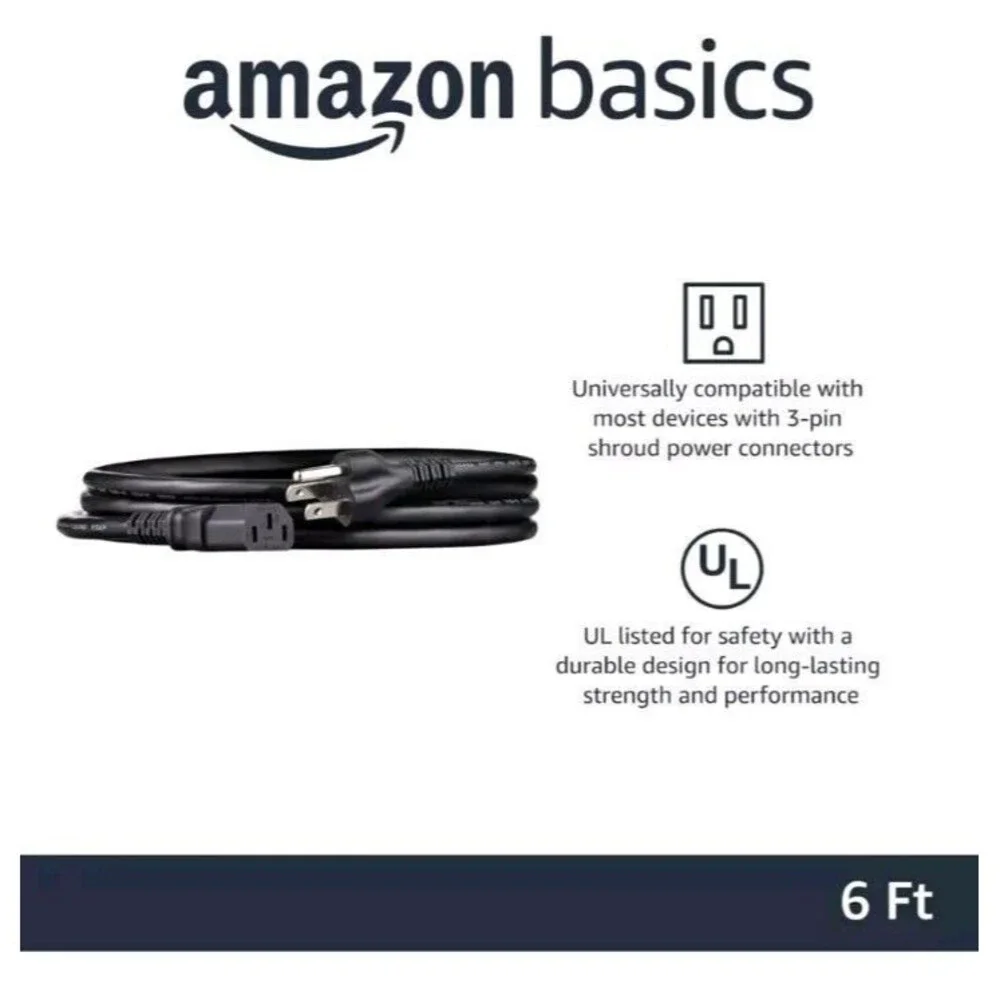 Amazon Basics | Other | Amazon Basics 6 Feet Computer Monitor Tv ...